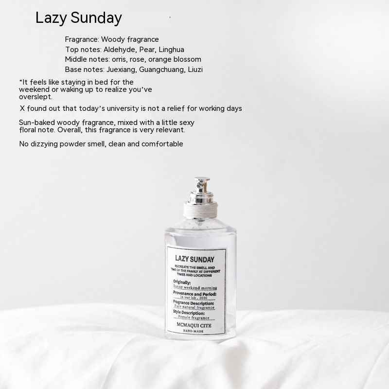 Popular Perfume Lazy Weekend Long-lasting Light Perfume