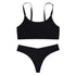 Women Seamless Bra Set Thong Low Waist Panties Wire Free Bra Female Underwear Set - Swefashionstore