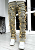 Long Tight Fit Stacked Jeans For Mens Clothing - Swefashionstore