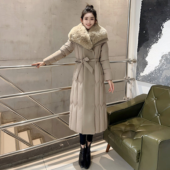 Temperament Plus Size Elegant Jacka - Trendiga bomullsvadderade ytterkläder