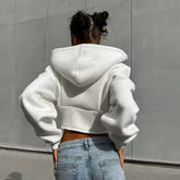 Zipper Hoodie Cardigan Y2K - Swefashionstore