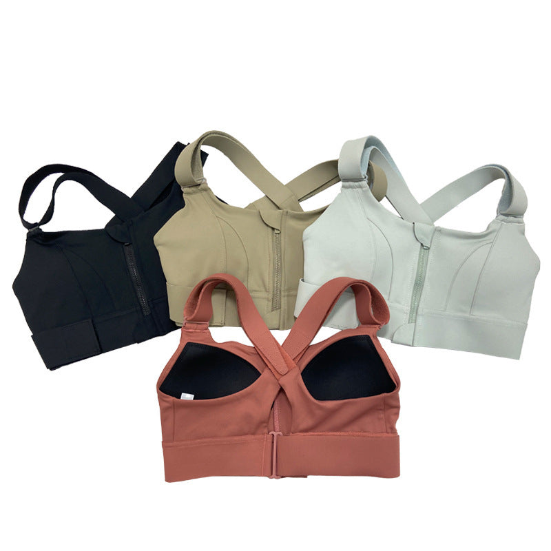 Front Zipper Seamless Push Up Bras For Wome Lingerie Wireless Sleep Underwear Sport Active Women Bra - Swefashionstore