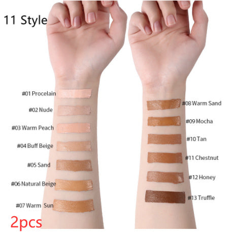 LangManni Makeup Liquid Foundation Oil Control Concealer - Swefashionstore