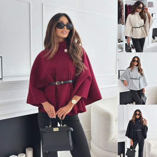 NEW Stand Collar BATWING Sleeves Cloak