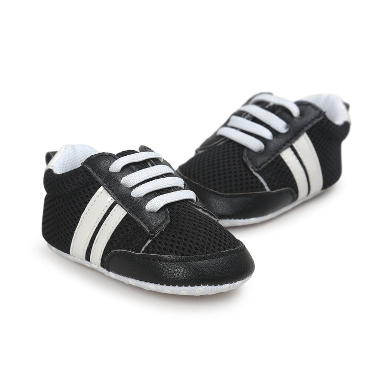 Baby Boy Girl Moccasins Shoes Infant PU Leather Non-slip Soft Newborn Sneakers - Swefashionstore