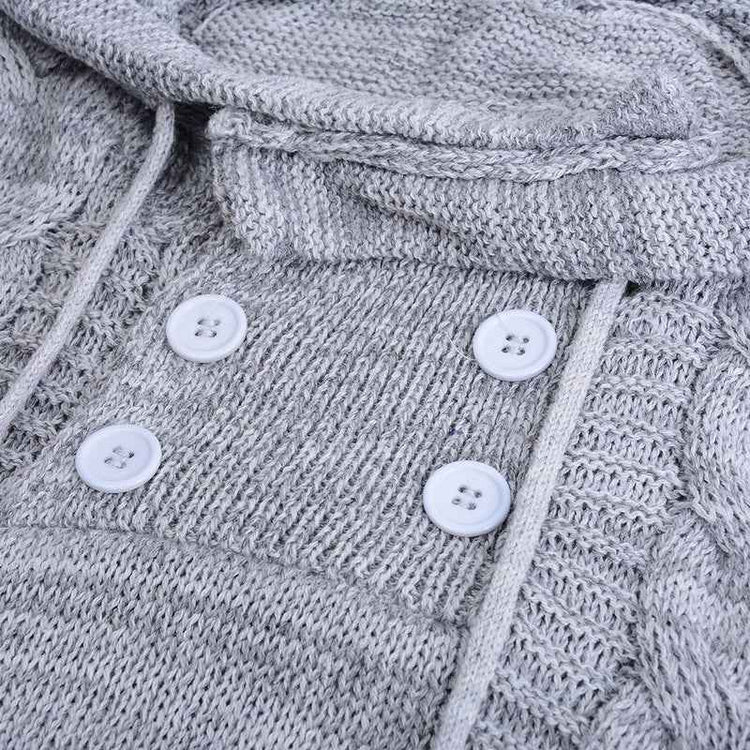 Turtleneck Hooded Sweater - Cozy Style for Every Season