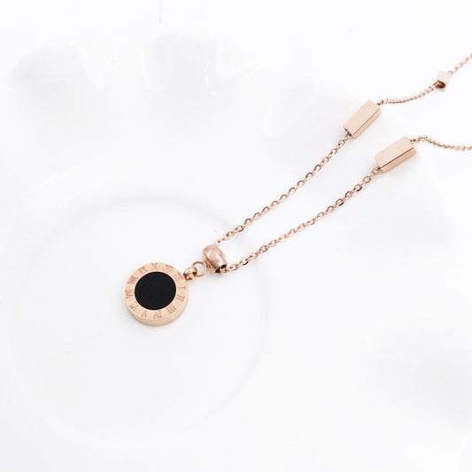 MODE Titan STAHL vergoldet 18K ROSÉGOLD