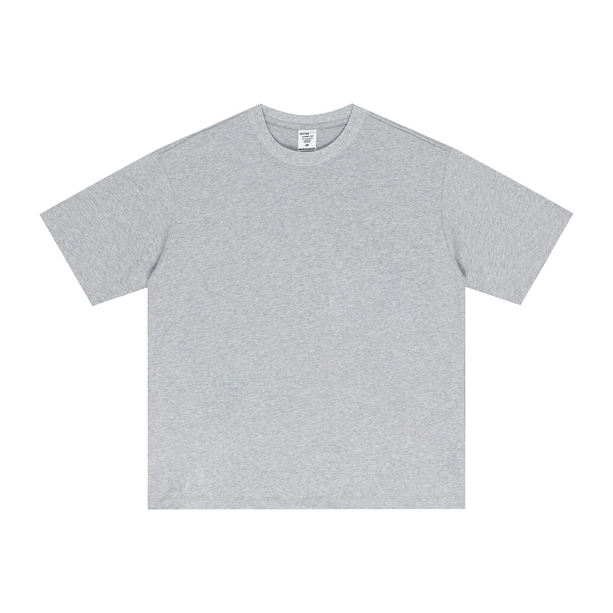 Street Long-staple Cotton Solid Color Short Sleeve