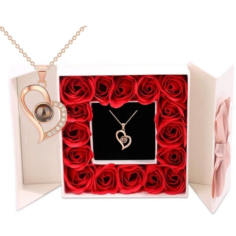 Necklace 100 Languages I Love You Projection - Swefashionstore