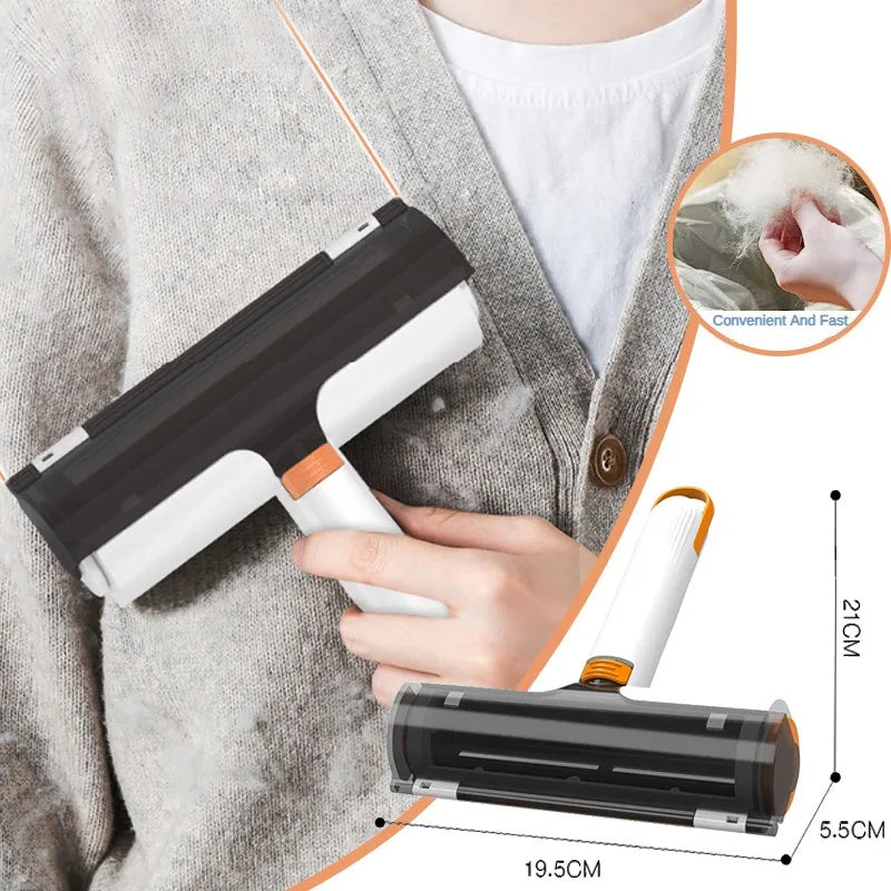 2 In 1 Pet Hair Removal Roller Brush