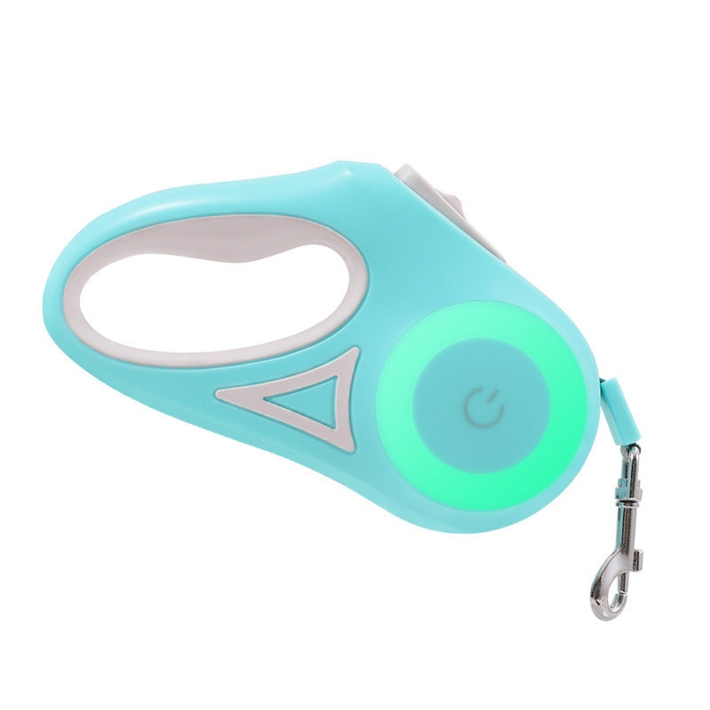 Automatic Retractable Leash Dog Collar Spotligh