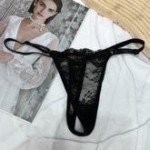 Hollow Lace Adjustable Buckle Low Waist Soft Comfortable Underwear Women - Swefashionstore