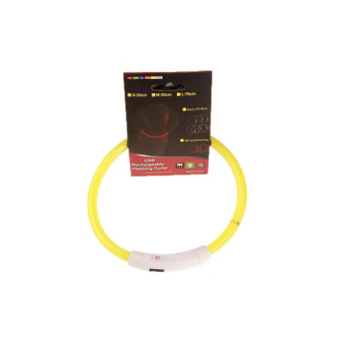Pet Flashing Collar USB Rechargeable Necklace