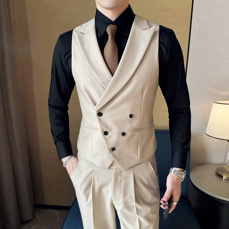 Black Milano Suit Includes Jacket Waistcoat Trousers - Swefashionstore
