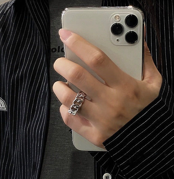 MODISCHE Ringkette mit einzigartigem DESIGN