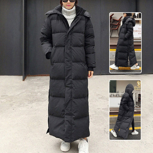 Winter Long Coat Warm Hooded Thickened Parka Jacket