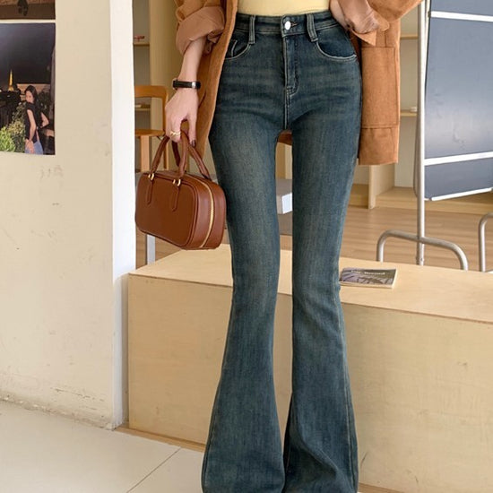 Bestseller Womens Retro Stretch Low-Waist Skinny Jeans - Swefashionstore