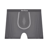 Satin Ice Silk Breathable Single-layer Bottom Crotch Seamless Boxers - Swefashionstore