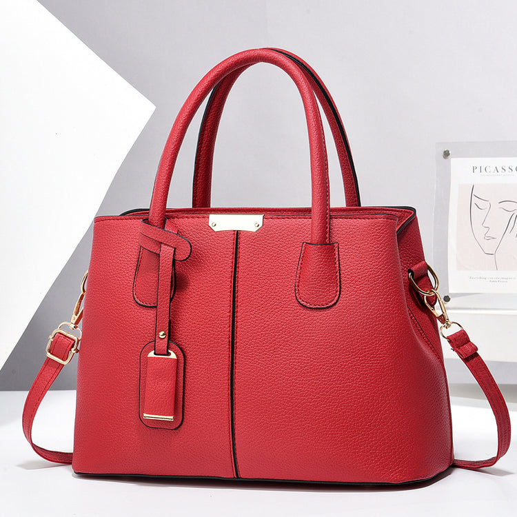 Women PU Leather Handbags Ladies Large Capacity Tote Bag Female Square Shoulder Bags New Fashion Crossbody Bags - Swefashionstore