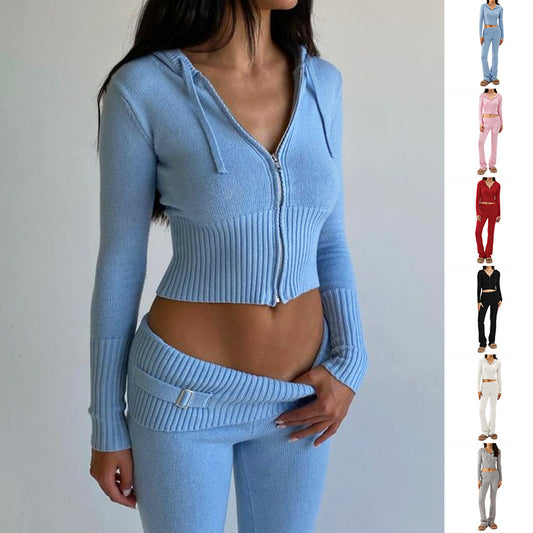 Hoodie Anzug Frauen Lange Hosen Set