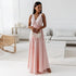 V-neck Sleeveless Dress With Belt Summer Fashion Party Club Evening Maxi Dresses For Women Clothing - Swefashionstore