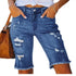 Summer Mid-waist Slim-Fit Cropped Pants Jeans For Women - Swefashionstore