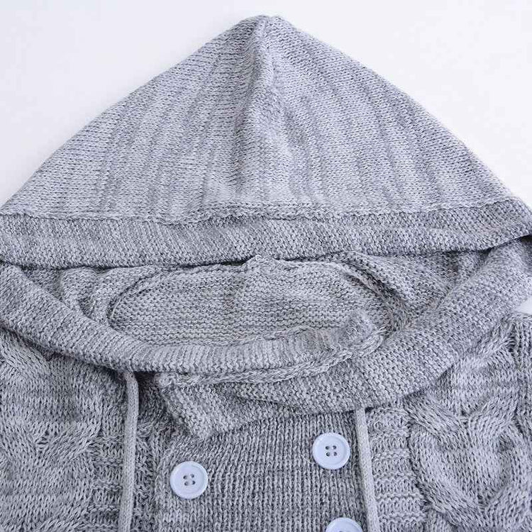 Turtleneck Hooded Sweater - Cozy Style for Every Season