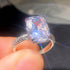 FOUR-CLAW White Square DIAMOND Ring Large Zircon - Swefashionstore