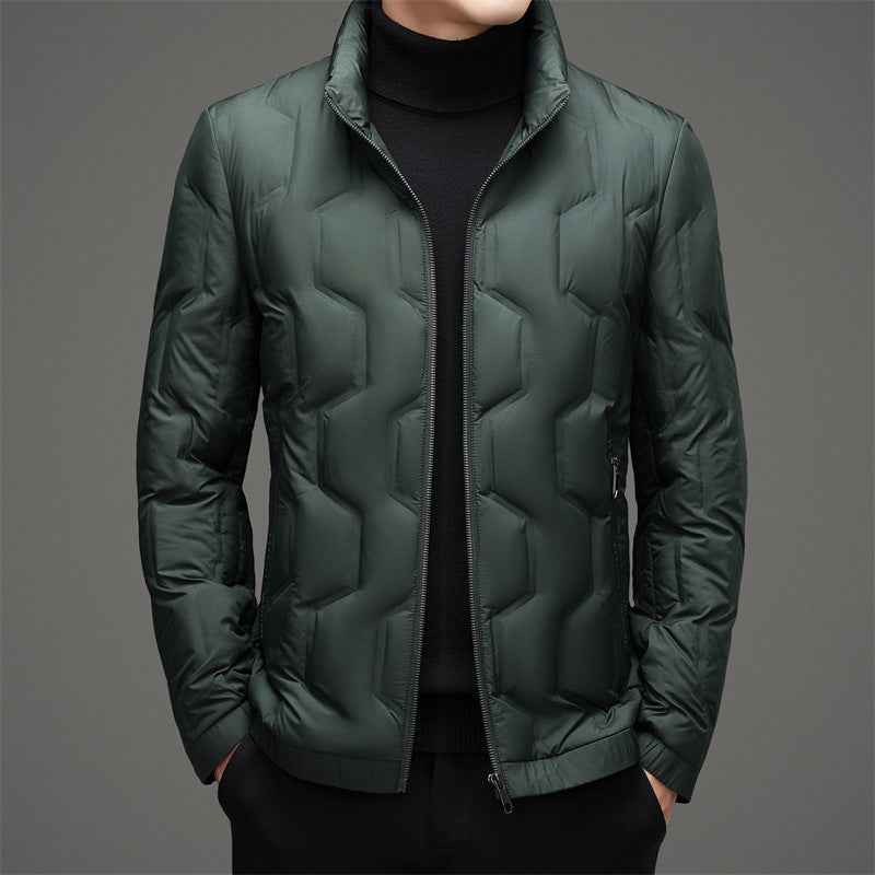Winter Thin Stand-up Collar Down Jacket Coat