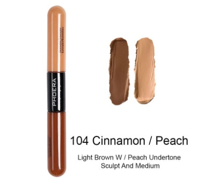 Double Heads Are Suitable For Any Skin Type Natural Color Brightening Liquid Concealer - Swefashionstore