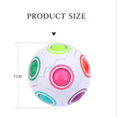 NEW High Elasticity And Fall Resistance PUZZLE Rainbow MAGIC CUBE TOYS - Swefashionstore