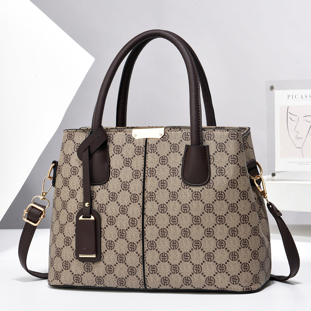 Women PU Leather Handbags Ladies Large Capacity Tote Bag Female Square Shoulder Bags New Fashion Crossbody Bags - Swefashionstore