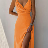 V-neckSummer Fashion Slim Suspender Dresses For Women - Swefashionstore