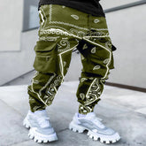BESTSELLER Print Trousers LOOSE Casual WIDE-LEG Harem Pants - Swefashionstore