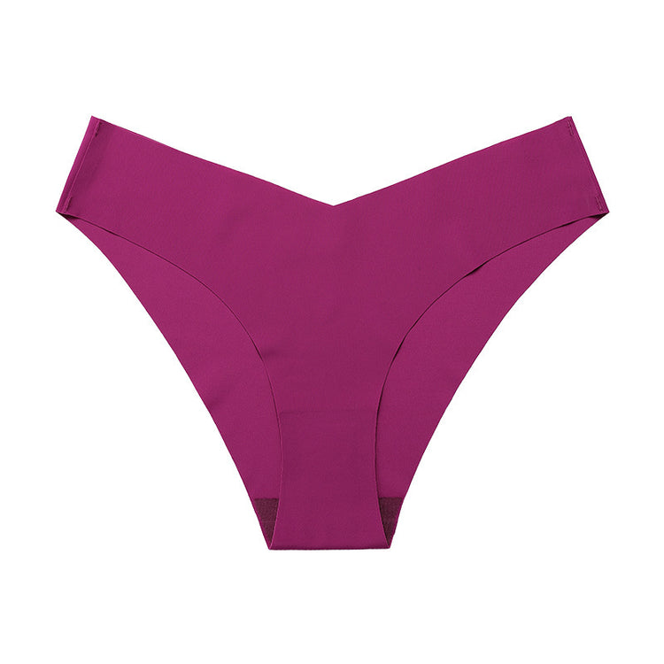 Seamless Ice Silk Underwear For Women With V-shaped Waistband - Swefashionstore