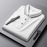 SUMMER Lapels Short-sleeved T-shirt SLIM Fit Casual Polo Shirt - Swefashionstore