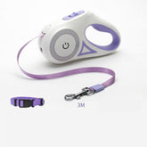 Automatic Retractable Leash Dog Collar Spotligh - Swefashionstore