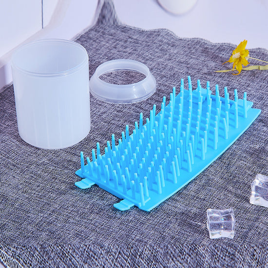 Pet Paw Cleaner Cleaning Kit Cup Soft Brush Can - Swefashionstore