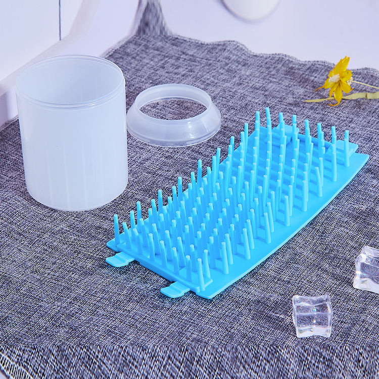Pet Paw Cleaner Cleaning Kit Cup Soft Brush Can - Swefashionstore