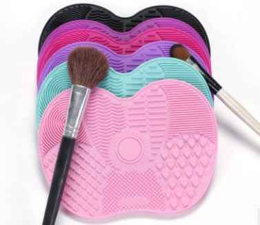 Makeup brush cleaning pad cleaning pad