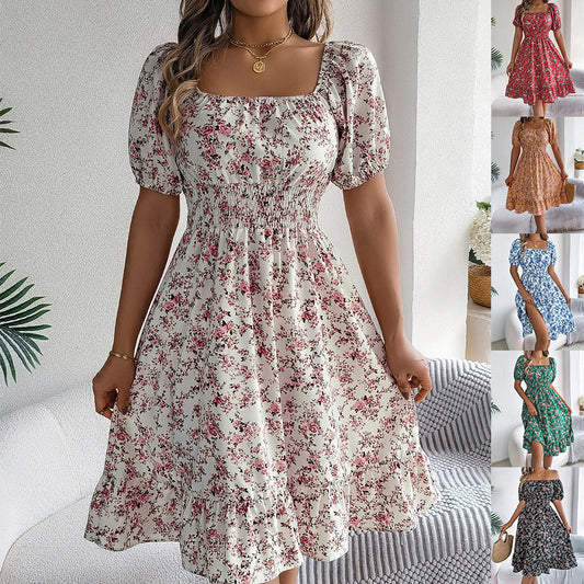 Summer Fashion Ruffles Dresses Women's Clothing