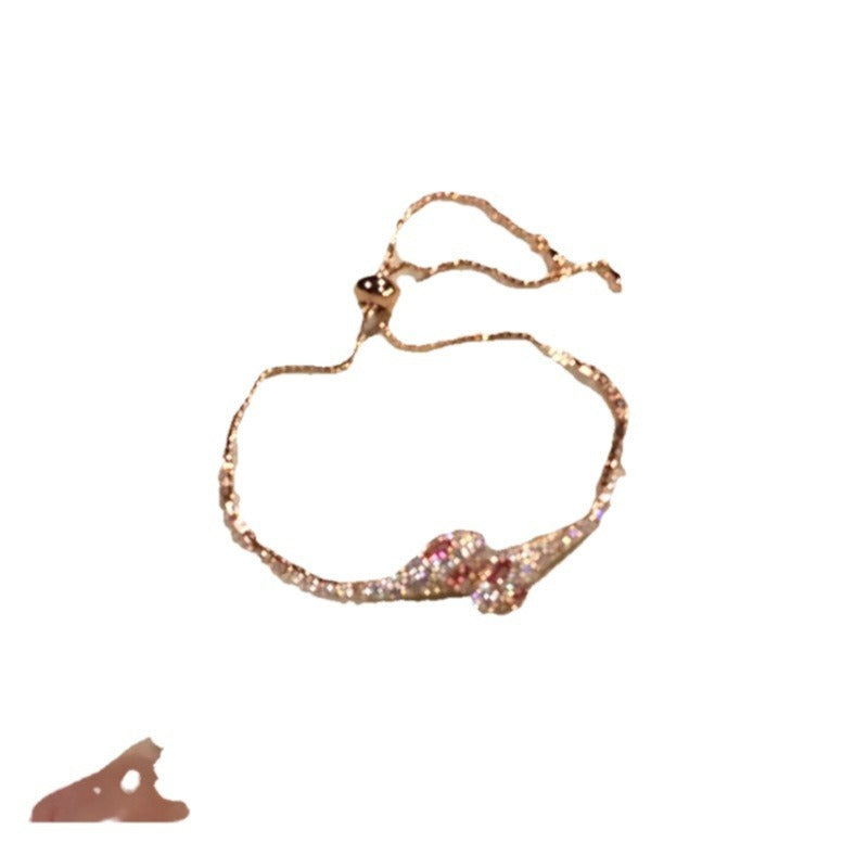 Red Spirit Snake Super Micro Inlaid Zircon Bracelet
