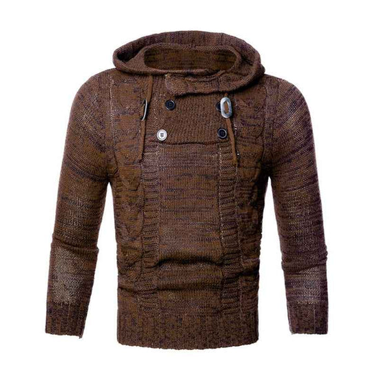 Turtleneck Hooded Sweater - Cozy Style for Every Season