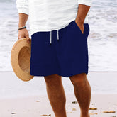 Stripe Print Shorts Summer Fashion Drawstring Sweatpants Casual Clothing For Men - Swefashionstore