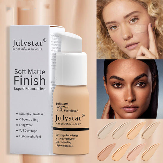 Julystar Waterproof Lasting Non Take Off Makeup Concealer Liquid Foundation - Swefashionstore