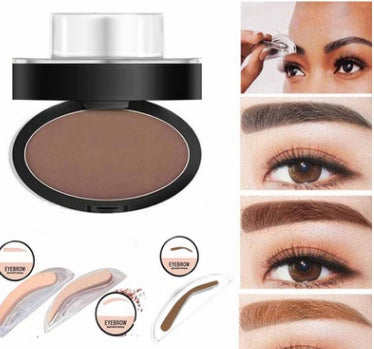 Eyebrow Powder Stamp Tint Stencil Kit Cosmetics - Swefashionstore