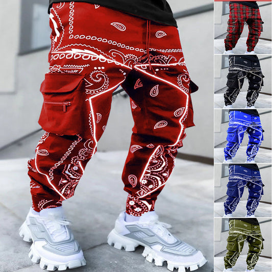 BEST SELLER Print Trousers LOOSE Casual WIDE-LEG Harem Pants