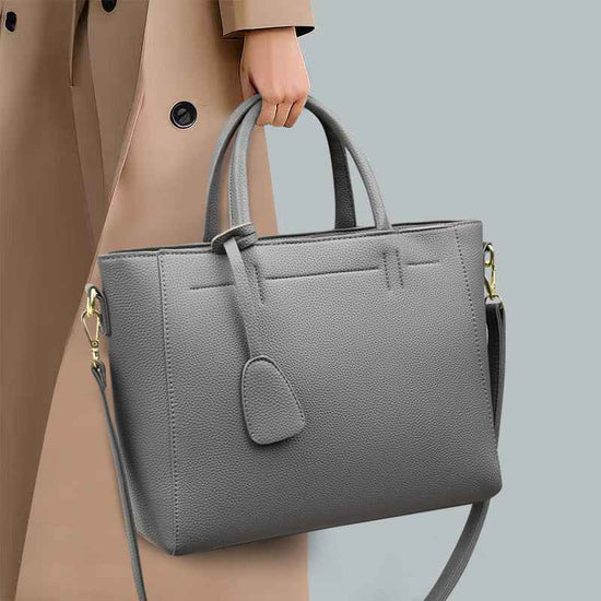 Soft Leather Tote Handbag Women&