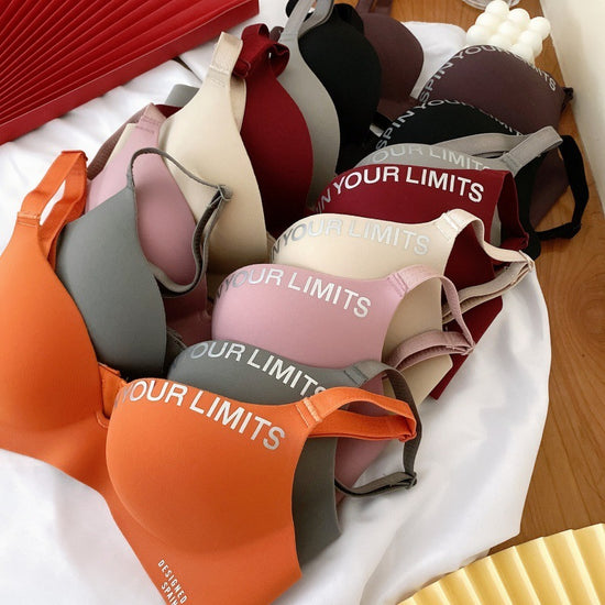 British Letters Bra One-piece Seamless Wireless Adjustable Underwear For Women - Swefashionstore