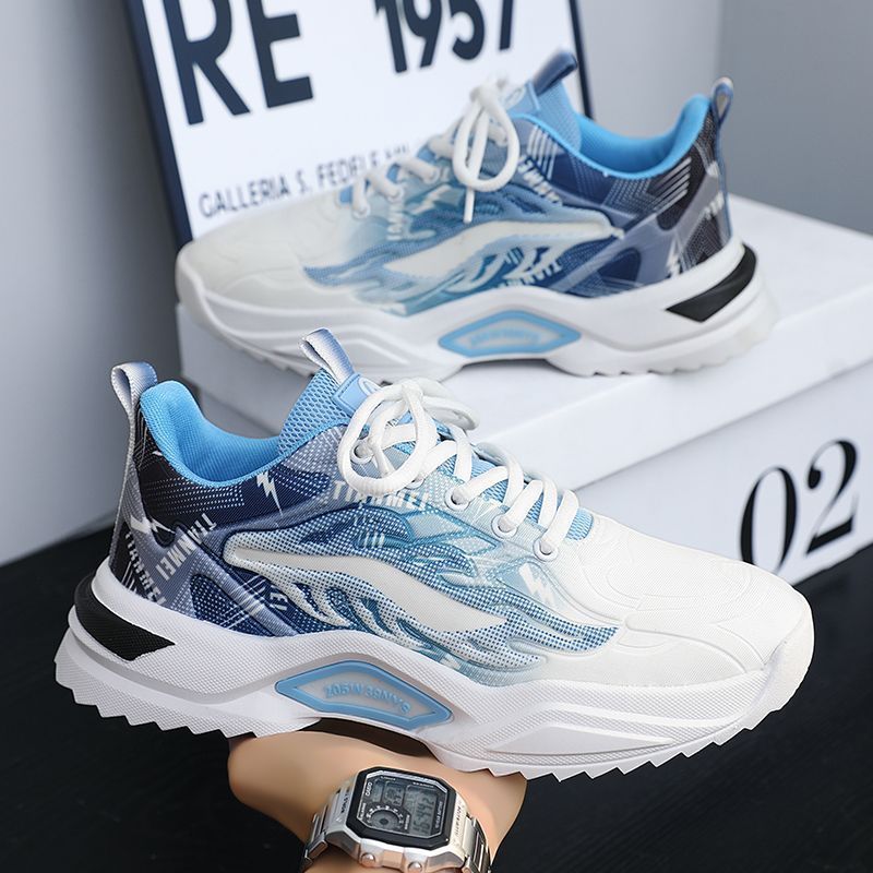 Spring Student Sports Casual Mesh Clunky Versatile Trendy Shoes Breathable Shoes Men - Swefashionstore